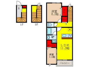 メゾン大島Ⅲの物件間取画像